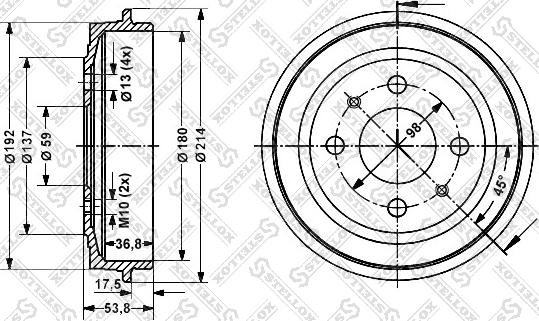 Stellox 6025-2309-SX - Jarrurumpu inparts.fi