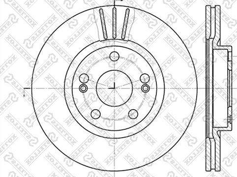 Stellox 6020-3913V-SX - Jarrulevy inparts.fi