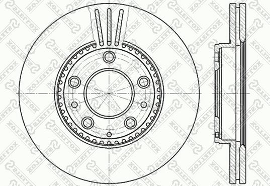 Stellox 6020-3245V-SX - Jarrulevy inparts.fi