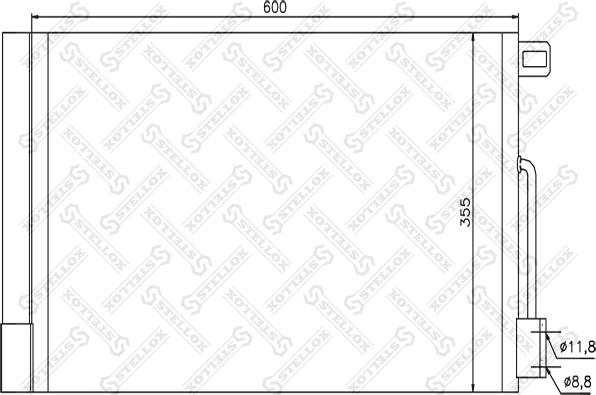 Stellox 10-45416-SX - Lauhdutin, ilmastointilaite inparts.fi