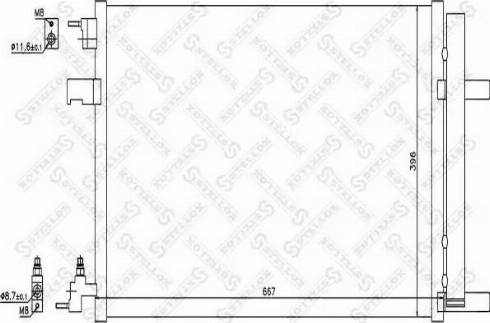 Stellox 10-45688-SX - Lauhdutin, ilmastointilaite inparts.fi