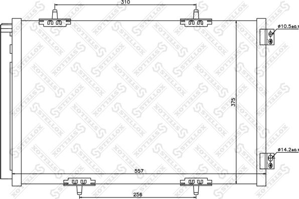 Stellox 10-45632-SX - Lauhdutin, ilmastointilaite inparts.fi