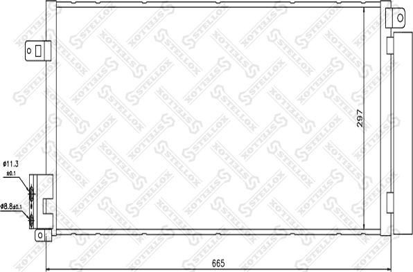 Stellox 10-45092-SX - Lauhdutin, ilmastointilaite inparts.fi