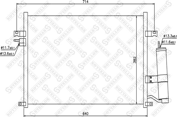 Stellox 10-45045-SX - Lauhdutin, ilmastointilaite inparts.fi