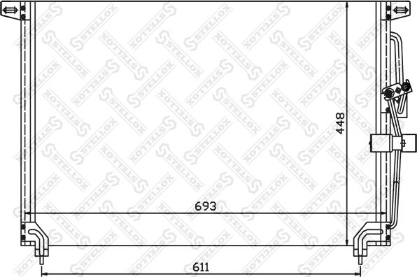 Stellox 10-45048-SX - Lauhdutin, ilmastointilaite inparts.fi