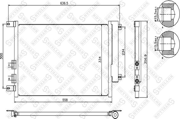 Stellox 10-45069-SX - Lauhdutin, ilmastointilaite inparts.fi