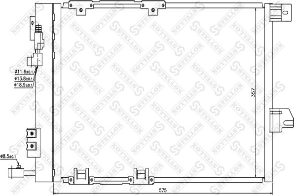 Stellox 10-45015-SX - Lauhdutin, ilmastointilaite inparts.fi