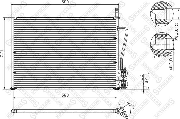 Stellox 10-45020-SX - Lauhdutin, ilmastointilaite inparts.fi