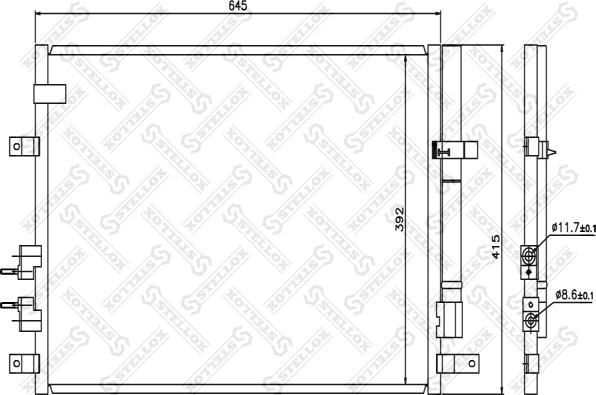 Stellox 10-45070-SX - Lauhdutin, ilmastointilaite inparts.fi