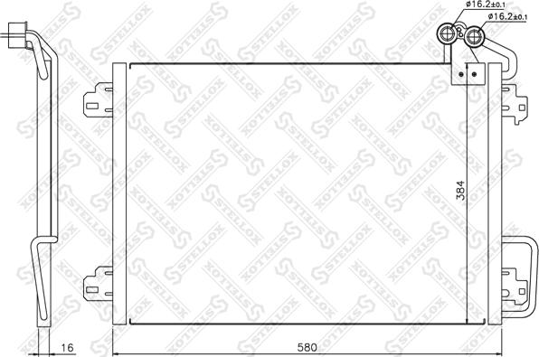 Stellox 10-45197-SX - Lauhdutin, ilmastointilaite inparts.fi