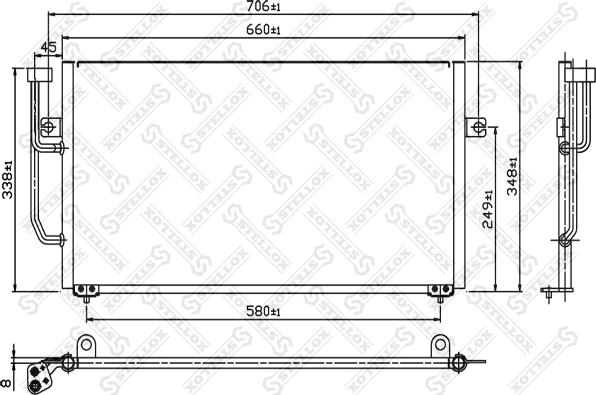 Stellox 10-45169-SX - Lauhdutin, ilmastointilaite inparts.fi