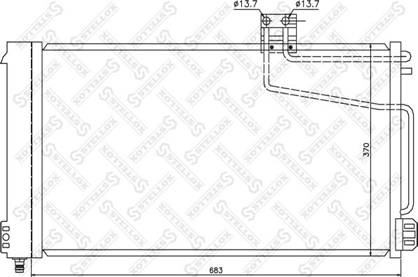 Stellox 10-45124-SX - Lauhdutin, ilmastointilaite inparts.fi