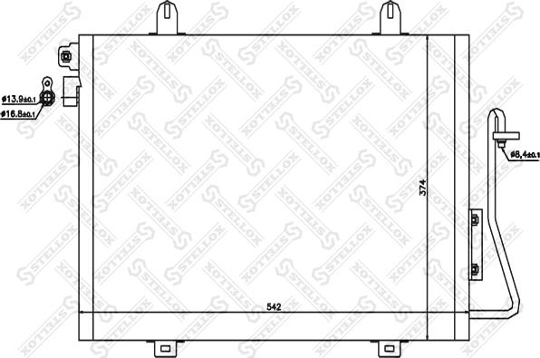 Stellox 10-45175-SX - Lauhdutin, ilmastointilaite inparts.fi