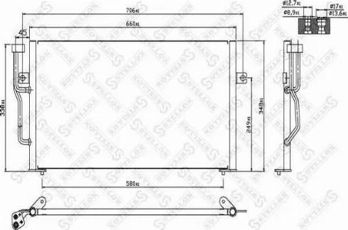 Stellox 10-45334-SX - Lauhdutin, ilmastointilaite inparts.fi