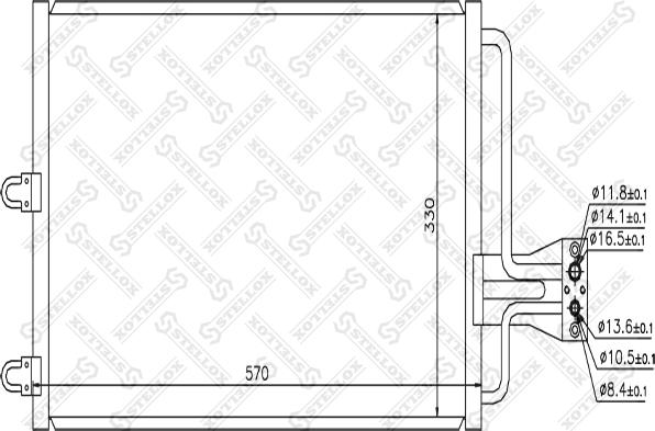 Stellox 10-45324-SX - Lauhdutin, ilmastointilaite inparts.fi