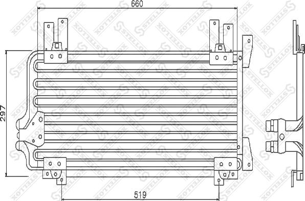 Stellox 10-45238-SX - Lauhdutin, ilmastointilaite inparts.fi