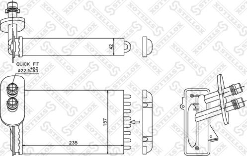 Stellox 10-35017-SX - Lämmityslaitteen kenno inparts.fi