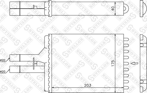 Stellox 10-35076-SX - Lämmityslaitteen kenno inparts.fi