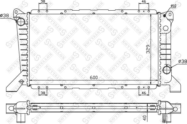 Stellox 10-25056-SX - Jäähdytin,moottorin jäähdytys inparts.fi