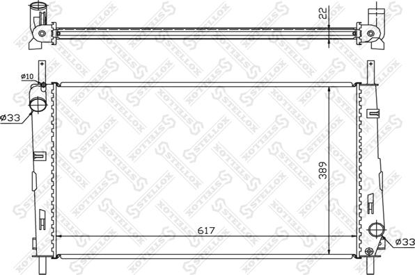 Stellox 10-25066-SX - Jäähdytin,moottorin jäähdytys inparts.fi