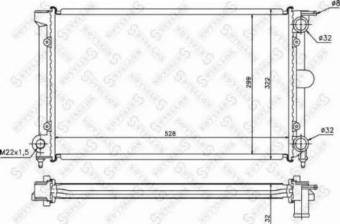 Stellox 10-26409-SX - Jäähdytin,moottorin jäähdytys inparts.fi