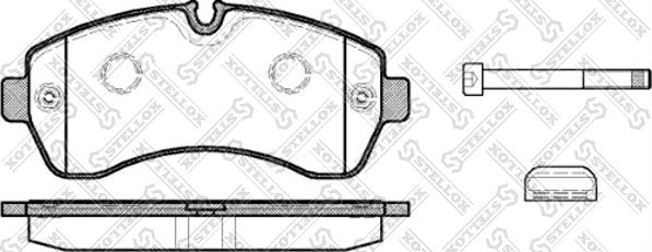 Stellox 1254 000L-SX - Jarrupala, levyjarru inparts.fi