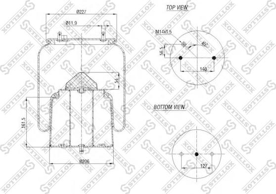 Stellox 84-00129-SX - Metallipalje, ilmajousitus inparts.fi