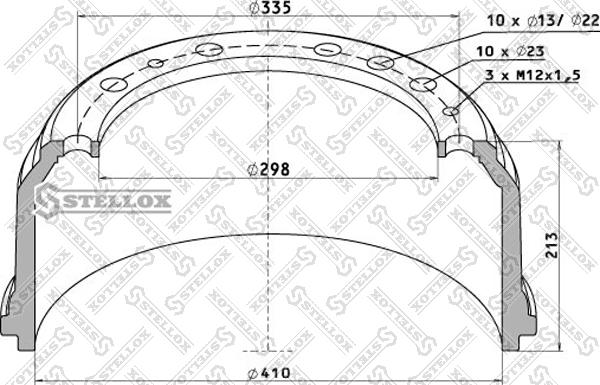 Stellox 85-00013-SX - Jarrurumpu inparts.fi