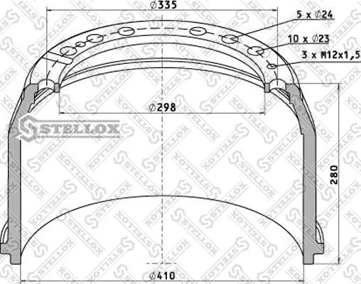 Stellox 85-00030-SX - Jarrurumpu inparts.fi