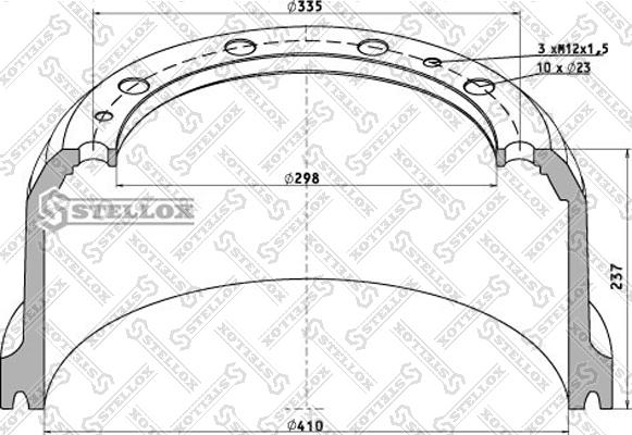 Stellox 85-00022-SX - Jarrurumpu inparts.fi