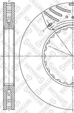 Stellox 85-00896-SX - Jarrulevy inparts.fi