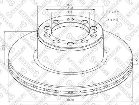 Stellox 85-00824-SX - Jarrulevy inparts.fi