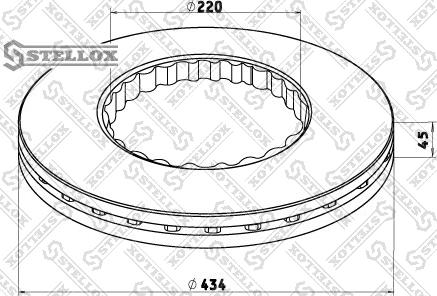 Stellox 85-00734-SX - Jarrulevy inparts.fi