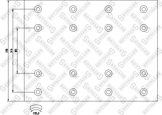 Stellox 85-01085-SX - Jarruhihnasarja, jarrurumpu inparts.fi