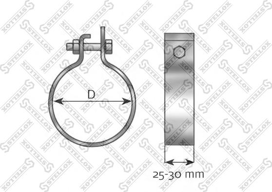 Stellox 82-01067-SX - Pidike, vaimennin inparts.fi