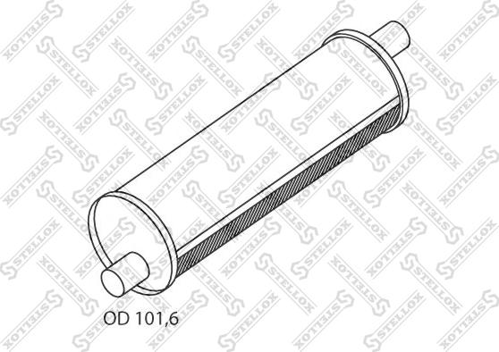 Stellox 82-03080-SX - Keski / takaäänenvaimentaja inparts.fi