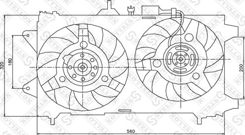 Stellox 29-99089-SX - Tuuletin, moottorin jäähdytys inparts.fi