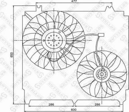 Stellox 29-99158-SX - Tuuletin, moottorin jäähdytys inparts.fi