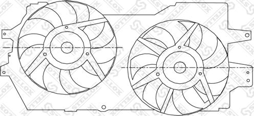 Stellox 29-99107-SX - Tuuletin, moottorin jäähdytys inparts.fi