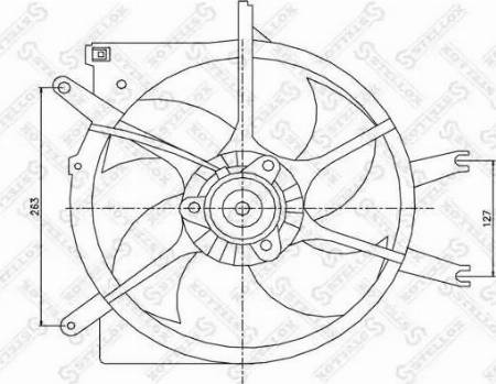 Stellox 29-99319-SX - Tuuletin, moottorin jäähdytys inparts.fi