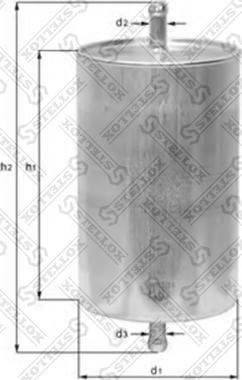 Stellox 21-00014-SX - Polttoainesuodatin inparts.fi