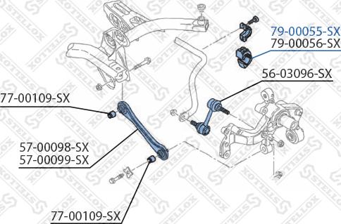 Stellox 79-00055-SX - Laakerin holkki, vakaaja inparts.fi