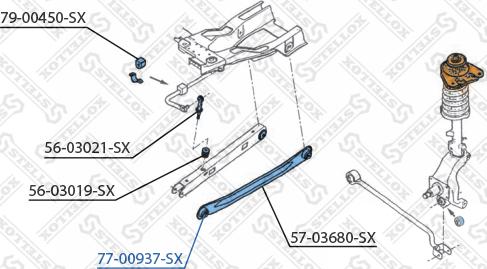 Stellox 77-00937-SX - Tukivarren hela inparts.fi