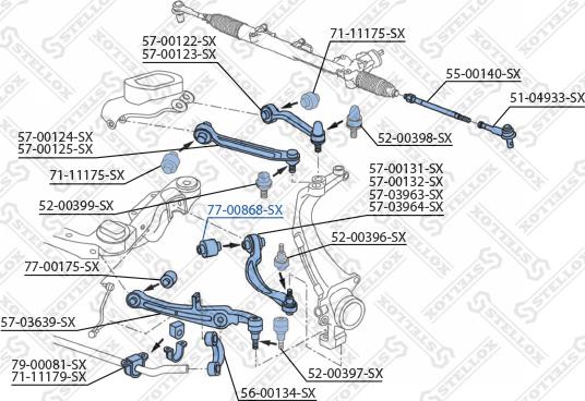 Stellox 77-00868-SX - Tukivarren hela inparts.fi