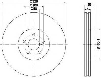 Subaru 26300FE000 - Jarrulevy inparts.fi