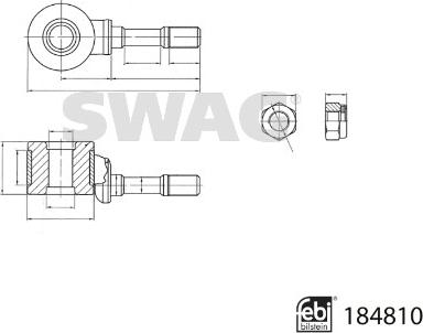 Swag 33 10 9580 - Tanko, kallistuksenvaimennin inparts.fi