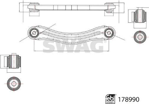 Swag 33 10 4768 - Tukivarsi, pyöräntuenta inparts.fi