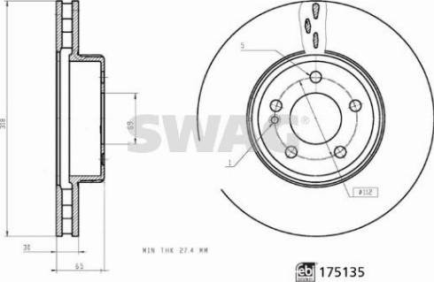 Swag 33 10 2713 - Jarrulevy inparts.fi