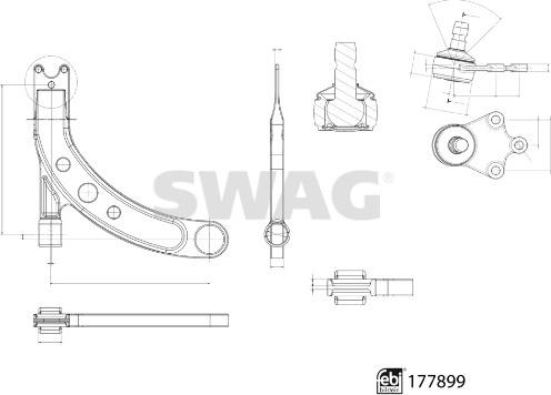 Swag 33 10 7263 - Tukivarsi, pyöräntuenta inparts.fi