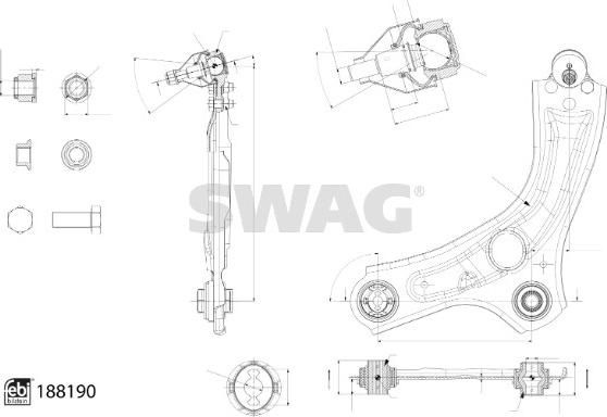 Swag 33 11 0581 - Tukivarsi, pyöräntuenta inparts.fi